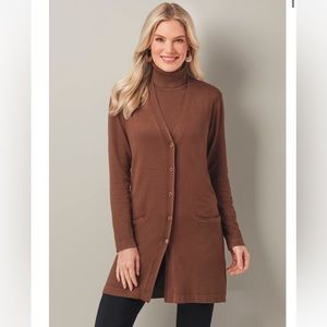 Northstyle Sleeveless layering turtleneck and Long Cardigan